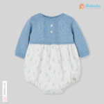 Knit And Fabric Romper Koala