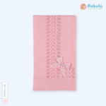 Knitted Baby Shawl With Lace Viviana