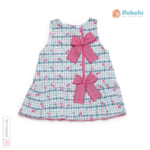 Fabric Dress with Bows