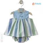 Baby Dress with Bloomers Mosaico