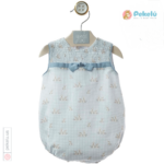 Baby Romper with Bunnies and Bow Arcilla