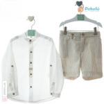 Boy Set with Shirt and Short Pants Geisha